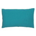 coussin deco bleu turquoise
