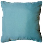coussin deco bleu turquoise