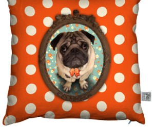 coussin deco chien