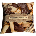coussin deco chocolat
