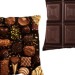 coussin deco chocolat