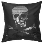 coussin deco noir