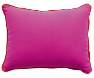 coussin deco rose