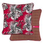 coussin deco rouge