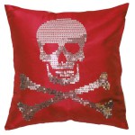 coussin deco rouge