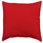 coussin deco rouge