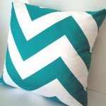 coussin deco turquoise