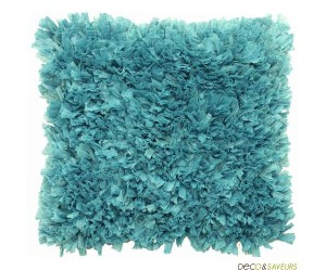 coussin deco turquoise