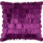 coussin deco violet