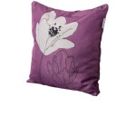 coussin deco violet