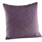 coussin deco violet