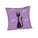 coussin deco violet