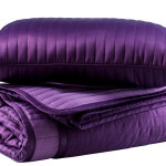 coussin deco violet