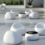 fauteuil boule salon de jardin