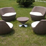 fauteuil boule salon de jardin