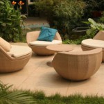 fauteuil boule salon de jardin