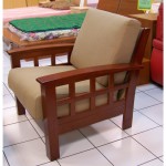 fauteuil salon bois massif