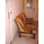 fauteuil salon bois massif