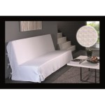 housse de canape blanc