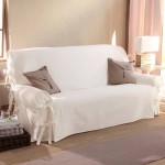 housse de canape blanc