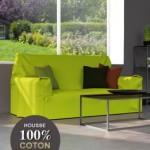 housse de canape vert anis