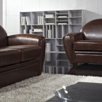 canapé cuir style club