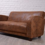 canapé cuir style club