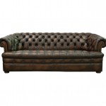 canapé cuir vintage fly