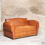 canapé cuir vintage fly