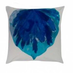 coussin bleu