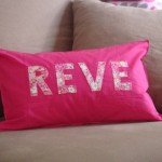 coussin fushia