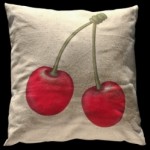 coussin noyaux de cerises