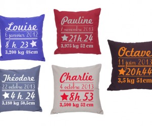 coussin personnalisé