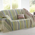 housse de canapé à rayures