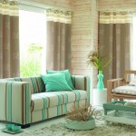 housse de canapé à rayures