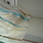 housse de canapé à rayures