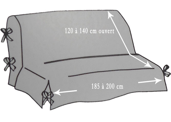 housse de canapé noir pas cher