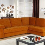 housse de canapé orange