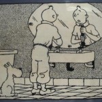 tapis salle de bain noir et blanc