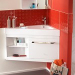 armoire salle de bain d'angle