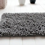 tapis salle de bain chenille
