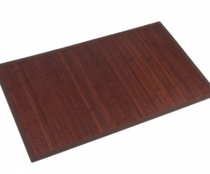 tapis salon bambou