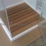 tapis salle de bain en bois