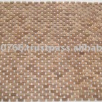 tapis salle de bain en bois