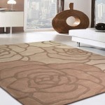 tapis salon contemporain