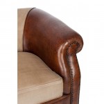 canapé cuir marron clair