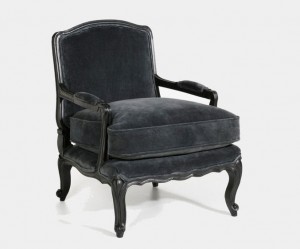 fauteuil velours