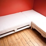 housse de canapé rose pale