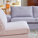 housse de canapé rose pale