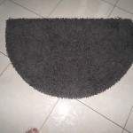 tapis salle de bain demi lune